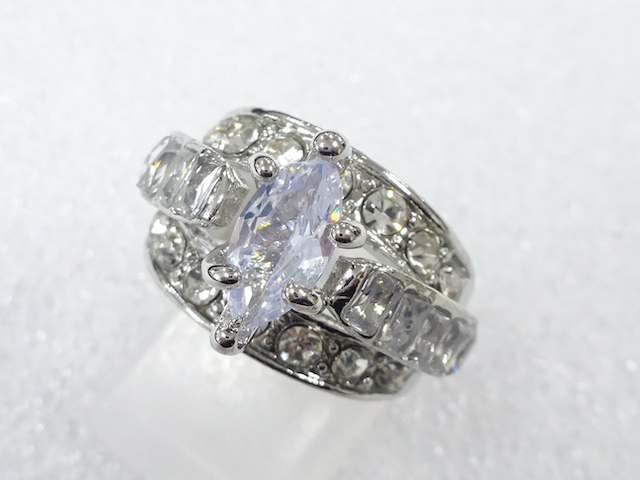CRYSTAL FASHION RING / JP SIZE 11